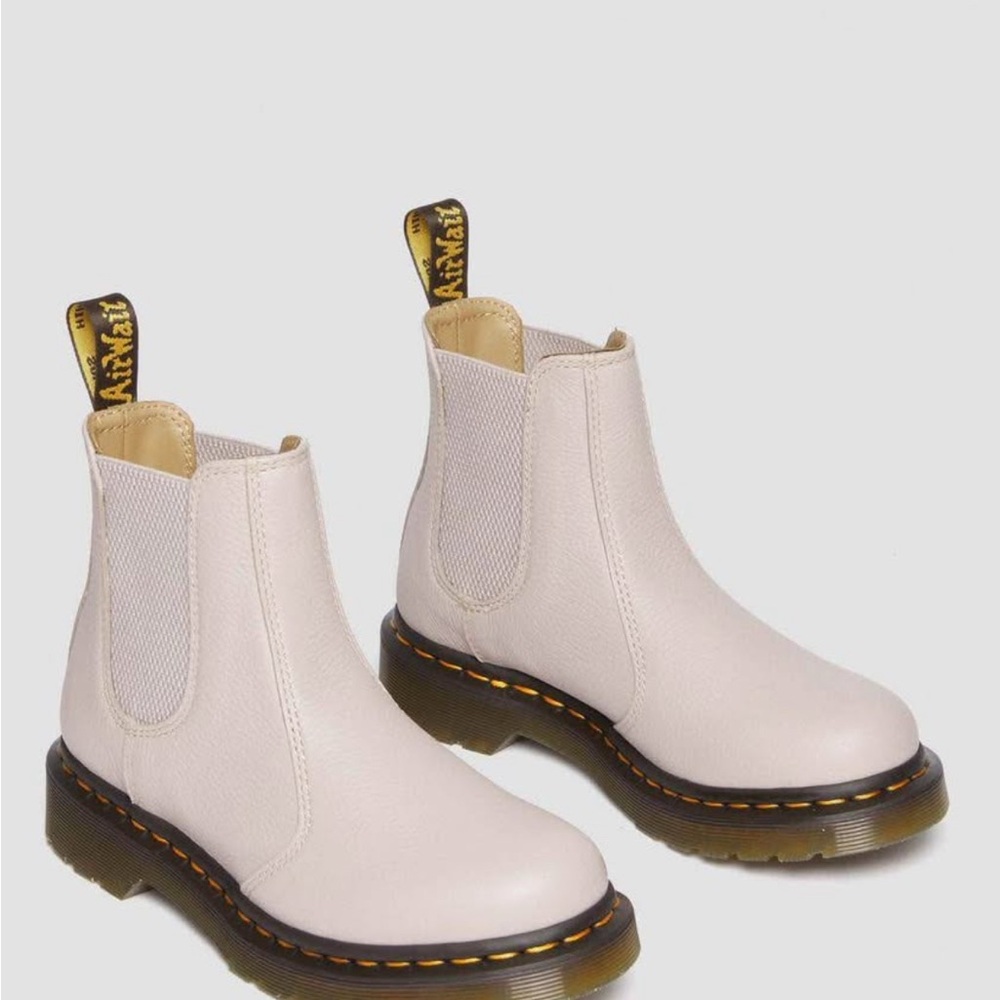 Dr. Martens Cream Chelsea Boots